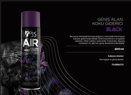 Geniş Alan Koku Giderici Black 600 ml